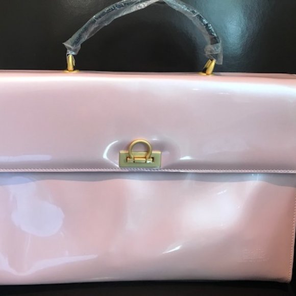Stunning Pink Business Case/Purse with Matching Crossbody Satchel - Picture 8 of 8